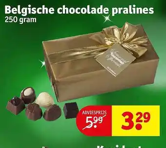 Kruidvat Belgische chocolade pralines aanbieding