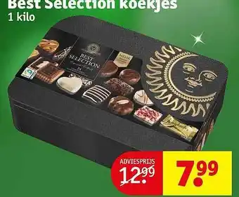 Kruidvat Best selection koekjes aanbieding