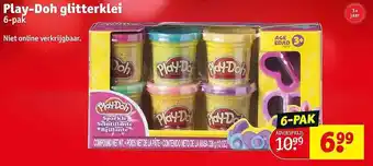 Kruidvat Play-doh glitterklei aanbieding