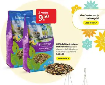 Pets Place AllBirds&Co Strooivoer Met Insecten 2 kg aanbieding