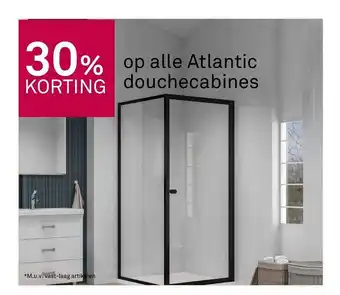 Karwei Op alle atlantic douchecabines aanbieding