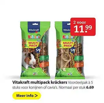 Pets Place Vitakraft Multipack Kräckers aanbieding