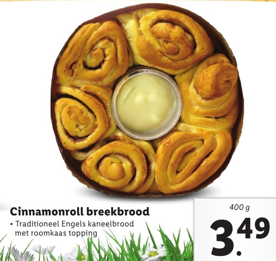 Cinnamonroll breekbrood 400g aanbieding bij Lidl