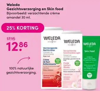 Drogisterij Visser Weleda Gezichtsverzorging en Skin food 30ml aanbieding