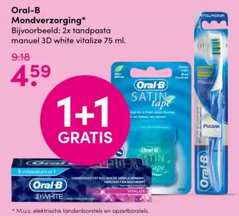 Drogisterij Visser Oral-B Mondverzorging 75ml aanbieding