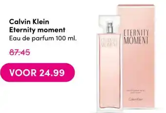 Drogisterij Visser Calvin Klein Eternity moment 100ml aanbieding