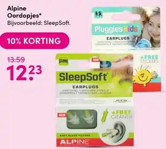 Drogisterij Visser Alpine Oordopjes aanbieding