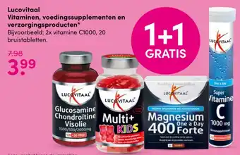 Drogisterij Visser Lucovitaal Vitaminen, voedingssupplementen en verzorgingsproducten aanbieding