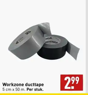 ALDI Workzone ducttape aanbieding