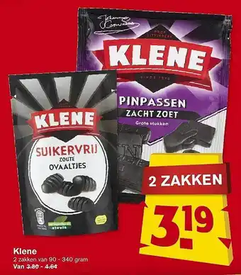 Hoogvliet Klene aanbieding