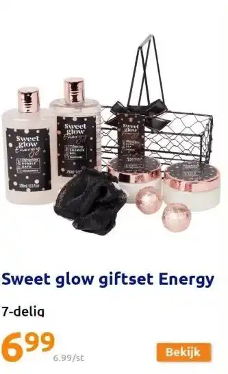 Action Sweet glow giftset energy aanbieding