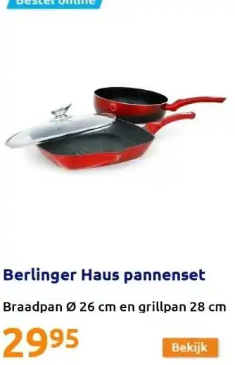 Action Berlinger haus pannenset aanbieding