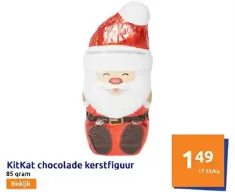 Action Kitkat chocolade kerstfiguur aanbieding