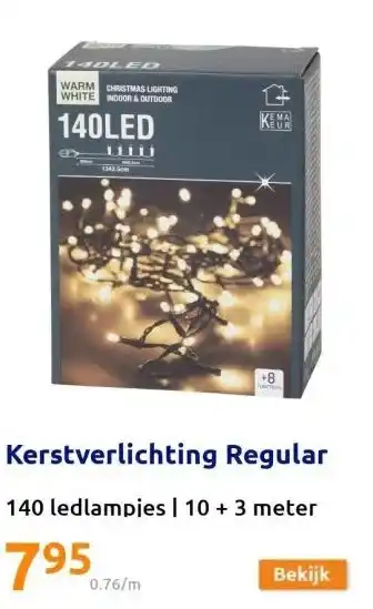 Action Kerstverlichting regular aanbieding