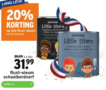 GAMMA Rust-oleum schoolbordverf aanbieding