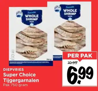 Vomar Voordeelmarkt Super Choice Tijgergarnalen aanbieding