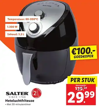 Lidl Salter heteluchtfriteuse aanbieding