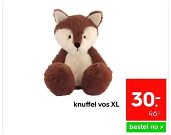 HEMA Knuffel vos xl aanbieding