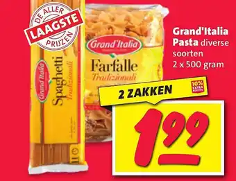 Nettorama Grand'italia pasta aanbieding