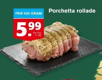 Hoogvliet Porchetta rollade 500g aanbieding