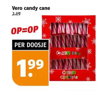 Poiesz Vero candy cane aanbieding