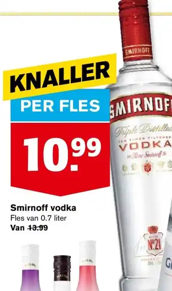 Hoogvliet Smirnoff vodka aanbieding