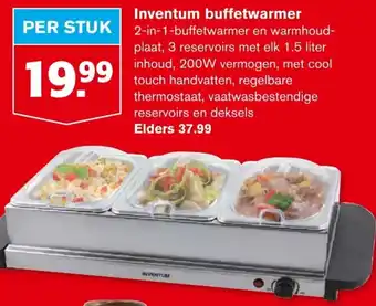 Hoogvliet Inventum buffetwarmer aanbieding