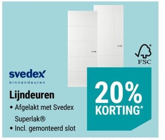 Pontmeyer Svedex lijndeuren aanbieding