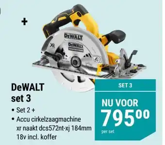 Pontmeyer Dewalt set aanbieding