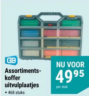 Pontmeyer Assortiments- koffer uitvulplaatjes aanbieding