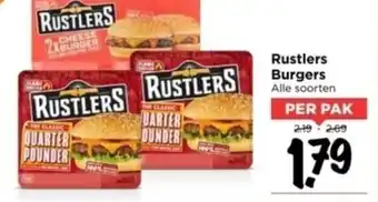 Vomar Voordeelmarkt Rustlers burgers aanbieding