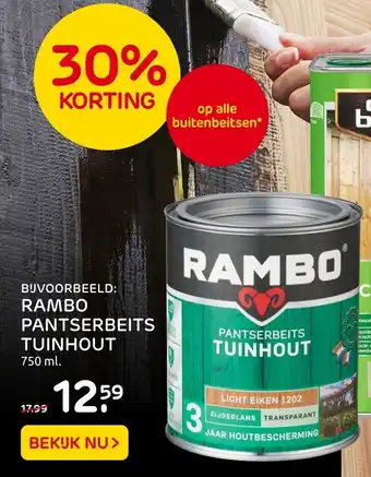 Praxis Rambo Pantserbeits tuinhout 750ml aanbieding