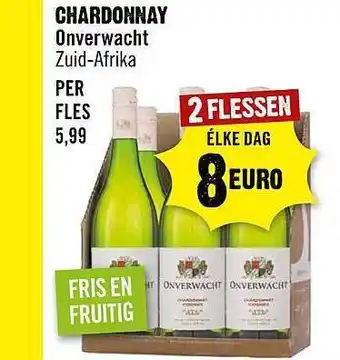 Dirck 3 Chardonnay Onverwacht uit Zuid-Afrika aanbieding