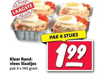 Nettorama Kleer rundvlees slaatjes aanbieding