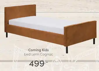 Baby & Tiener Coming Kids bed Lenn Cognac aanbieding