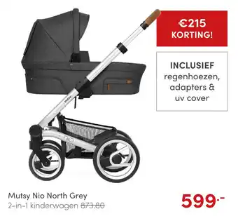 Baby & Tiener Mutsy Nio North Grey aanbieding