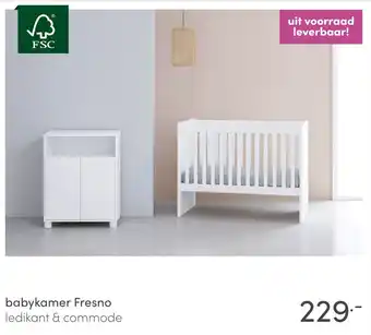 Baby & Tiener babykamer Fresno aanbieding