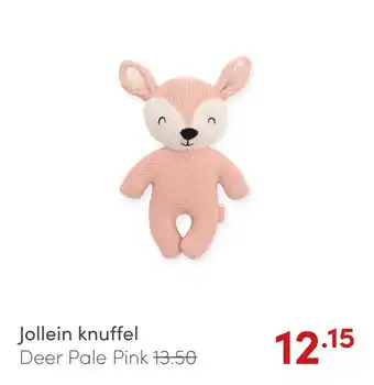 Baby & Tiener Jollein knuffel Deer Pale Pink aanbieding