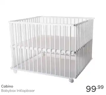 Baby & Tiener Cabino Babybox Inklapbaar aanbieding