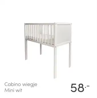 Baby & Tiener Cabino wiegje Mini wit aanbieding