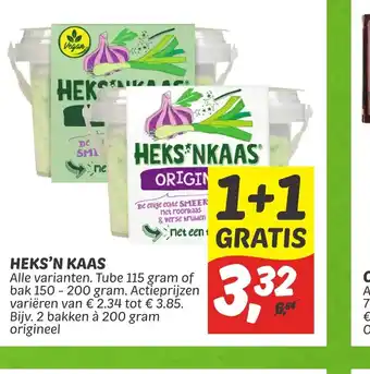 Dekamarkt Heks'n Kaas 1+1 Gratis aanbieding