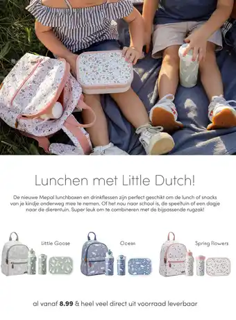 Baby & Tiener Lunchen met Little Dutch! aanbieding