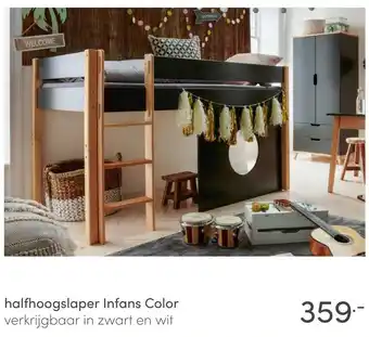 Baby & Tiener halfhoogslaper Infans Color aanbieding