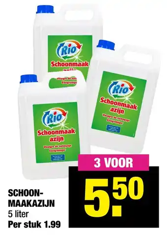 Big Bazar Schoonmaakazijn aanbieding