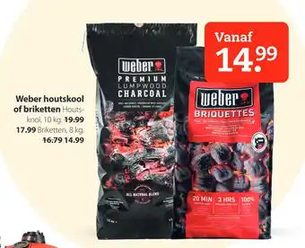 Boerenbond Weber houtskool of briketten aanbieding