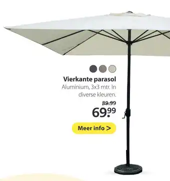 Boerenbond Vierkante parasol aanbieding