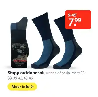 Boerenbond Stapp outdoor sok aanbieding