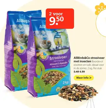 Boerenbond AllBirds&Co strooivoer met insecten aanbieding