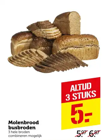 Coop Molenbrood busbroden aanbieding