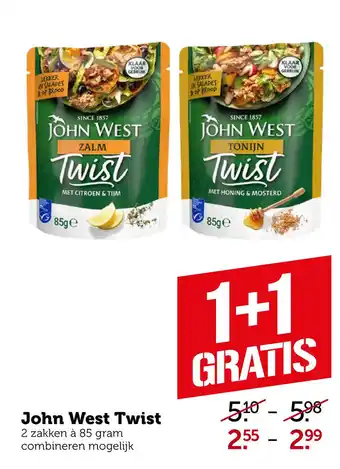 Coop John West Twist aanbieding